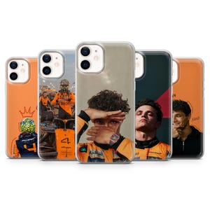 Lando Norris Phone Case Formula 1 Driver Cover for iPhone 17Pro, 16, 15, 14, 13, 12, Samsung S25, S24, S23, A16, A35, A55, Pixel 10, 9 , 8