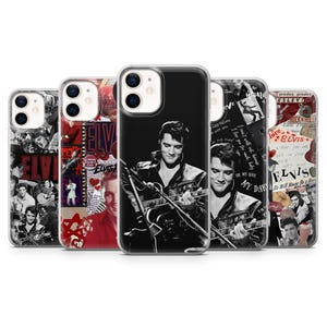 Elvis Presley Handyhülle Vintage Aesthetic Cover für iPhone 16, 15, 14, 13Pro, 12, 11, Samsung S25, S24, S23, A16, A35, A55, Pixel 9, 8A
