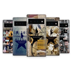 Hamilton Phone Case Aesthetic Musical Cover for Google Pixel 10Pro, 9, 8, 7A, iPhone 17, 16, 15, 14, Samsung S25, S24, S23, A16, A25
