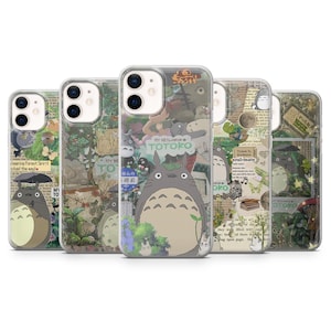 Studio Ghibli Phone Case Totoro Forest Spirit Cover for iPhone 16 , 15, 14, 13Pro, 12, 11, Samsung S25, S24, S23, A16, A35, A55, Pixel 9, 8