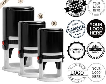 Personalized Name Stamp, Custom Signature Stamp, Personalized Rubber Stamp, Self Inking Stamp, Round & Rectangular Stamp For Businesses