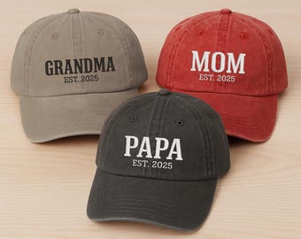 Embroidered Custom Dad Hat: Personalized Vintage Baseball Cap