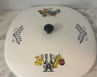 Tapa de repuesto para olla de hierro fundido Berggren Cottage Core Enamel de 10" (solo tapa) Sears