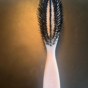 Genuine Vintage STANDARD Nylon Pink Hair Brush 8” Flexible Bristle Smoothing