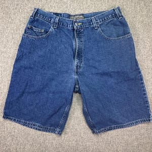 Vintage 90s Levi's SilverTab Loose Fit Denim Shorts Men's 36 Blue Baggy Jorts