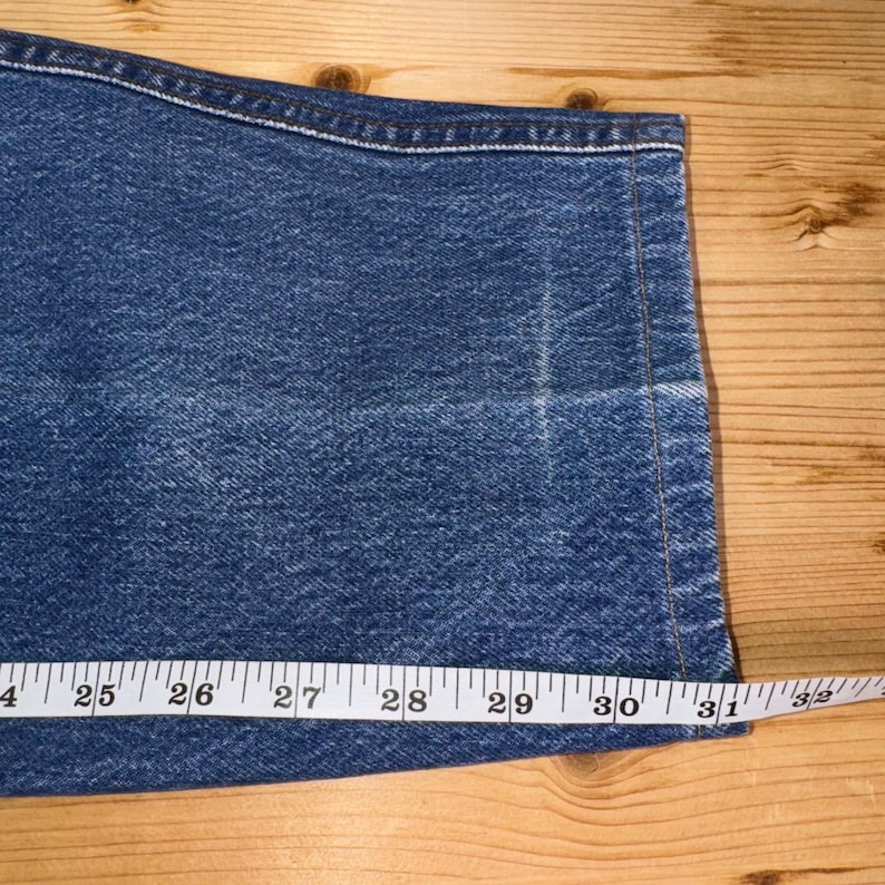 Jeans vintage Mme Rocky Mountain Wrangler : denim western plissé taille haute image 5