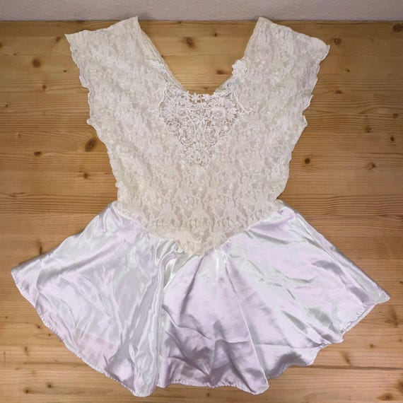 Vintage Cinema Etoile Lace Satin Slip Dress Nightgown Large Made in USA Bridal Vintage Cinema Etoile Lace Satin Slip Dress Nightgown Large Made in USA Bridal