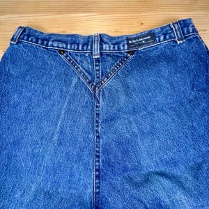 Jeans vintage Mme Rocky Mountain Wrangler : denim western plissé taille haute image 9
