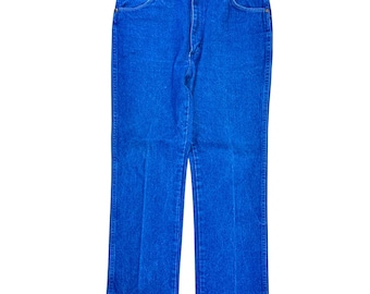 Wrangler Men's 36x30 Straight Leg Jeans USA Made 100% Cotton Vintage Denim
