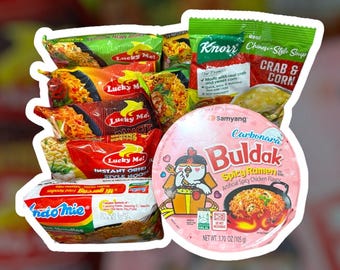 Caja de regalo variada de fideos Ramen & Pancit Canton / Fideos filipinos