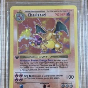 BGS 9 #4 Charizard holo r 1999 pokemon card tcg 1ST EDITION shadowless base set