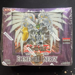 YuGiOh Elemental Energy 1st Edition Booster Box Factory Sealed See Photos