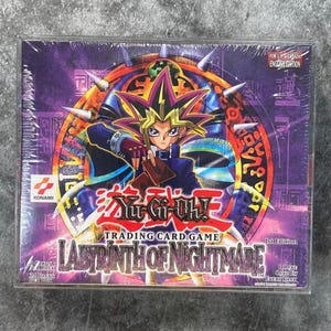 Yugioh Labyrinth of Nightmare Factory Lacrado Pacote com 24 Caixa de Booster 1ª Edição