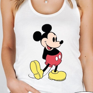 Mickey Mouse Tank Top, Disney Family Tank Top, Mickey And Friends Crop Top, Mickey & Friends Birthday Tank Top, Classic Mickey Tank Top