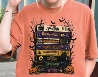 Vintage Halloween VHS Shirt, Comfort Colors Halloween Movies T-shirt, Horror Scary Tee