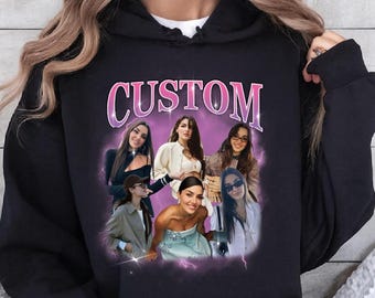 Custom Girlfriend Bootleg Sweatshirt, Girlfriend Face Sweater, Bachelorette Hoodie