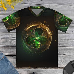 Shamrock Recycled unisex sports jersey SP3