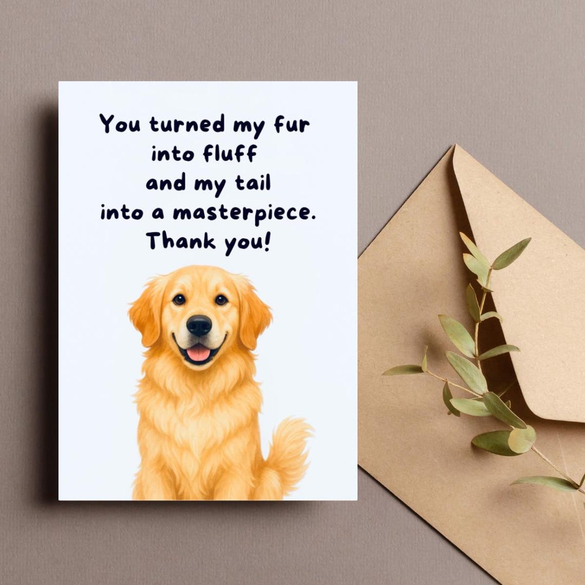 Gift Card For Dog Groomer photo