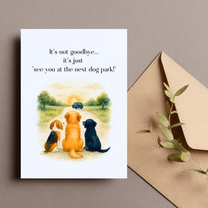 Funny Dog Farewell Card, Golden Retriever Goodbye, Pet-Themed Card, Coworker Leaving Card, Dog Farewell Gift, 5x7 Card, Digital Download