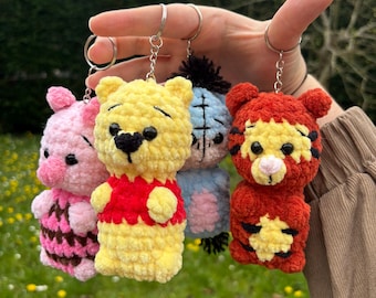 Crochet keychains