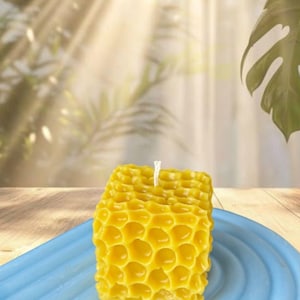 Handmade Cheese Candle: Realistic Soy Wax Food Candle