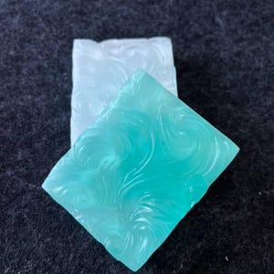 Handmade Swirl Soap Bar | Mint Green & White Soap | Natural Glycerin Soap | Refreshing Scented Soap | Spa Gift | Vegan Bath Bar