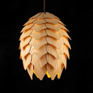 Handmade wooden pendant lamp for home, restaurant, bar,cafe and kitchen island, wood hanging lamp, housewarming gift, chandelier Lighting.