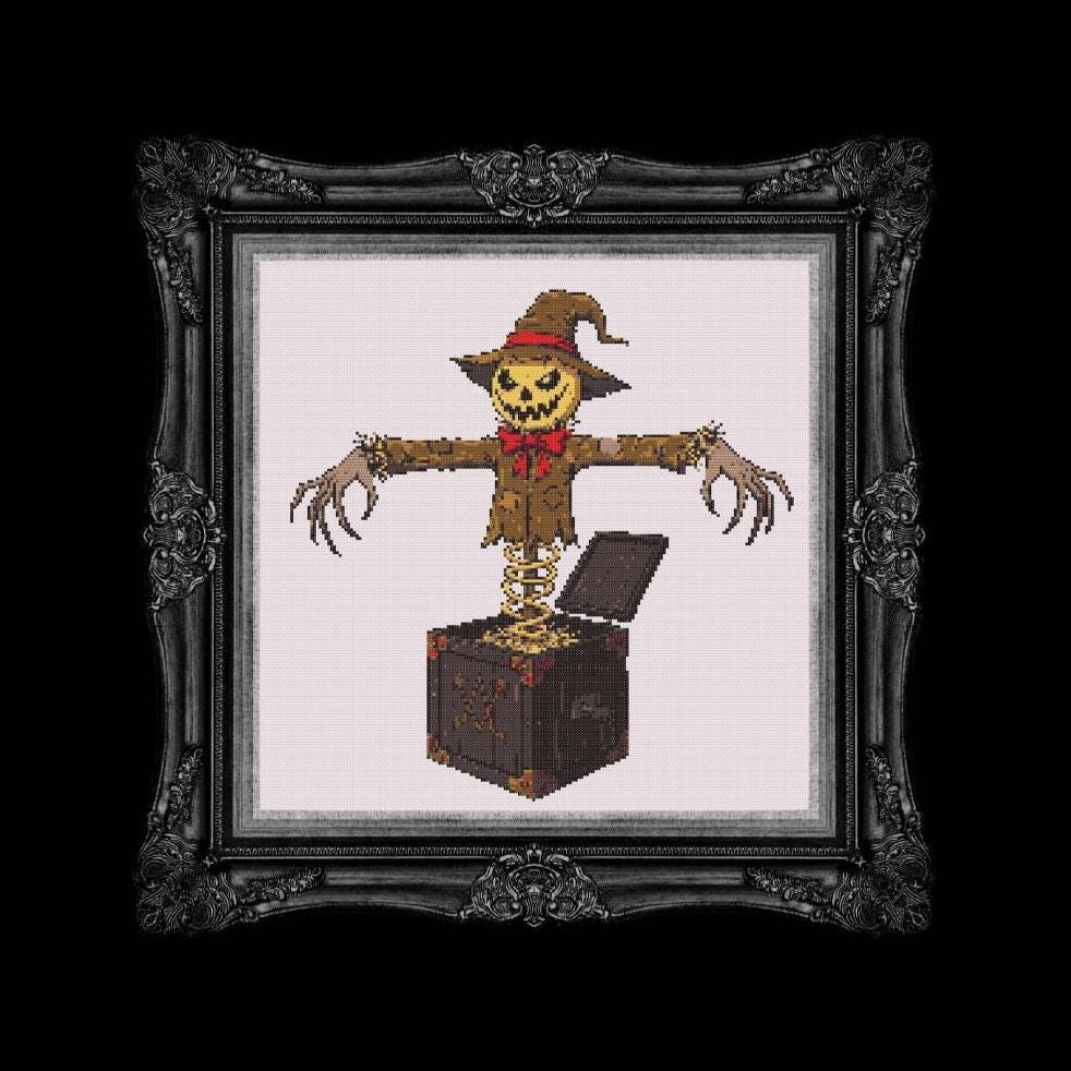 Scarecrow - Jack-in-a-Box - Stitch Pattern - PDF Pattern