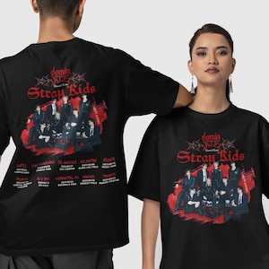 Stray Kids DominAte Tour North American 2025 Shirt, Stray Kids Shirt Skz Tshirt Stray Kids Apparel Stray Kids Gift Stray Kids Kpop Fan Shirt
