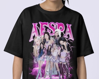 aespa ワルツ カリナ Tシャツ SYNK トレカ Aespa Unisex Adult
