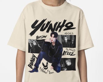 Retro Yunho ATEEZ Shirt, ATEEZ World Tour In Your Fantasy 2025 Shirt, Ateez Shirt, ATEEZ Yunho Shirt, Ateez Tour Shirt, Kpop Ateez Hoodie