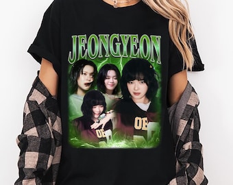 TWICE チェヨン レトロ ブートレッグ T シャツ、TWICE シャツ、K-POP