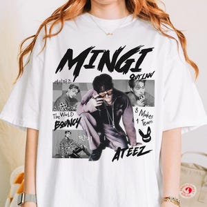 Retro Mingi ATEEZ T-Shirt, ATEEZ World Tour 2025 Shirt, Ateez Shirt, ATEEZ Mingi Shirt Ateez Tour Shirt, Ateez Hoodie KPop Ateez Sweatshirt