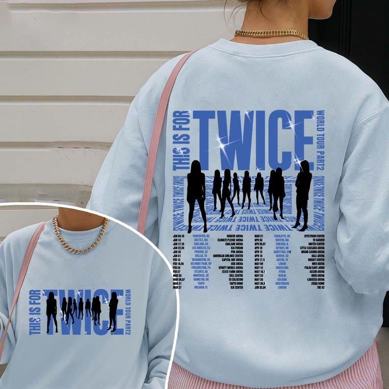 Twice This is for World Tour Part 2 T-shirt, Four Twice Shirt