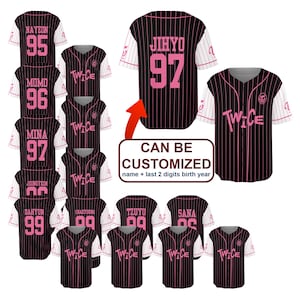 Team Twice ベースボールシャツ momo Team Twice ベースボールシャツ momo