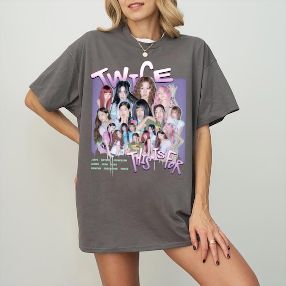 Retro Twice This is for T-shirt, Four Twice Tee, Twice World Tour