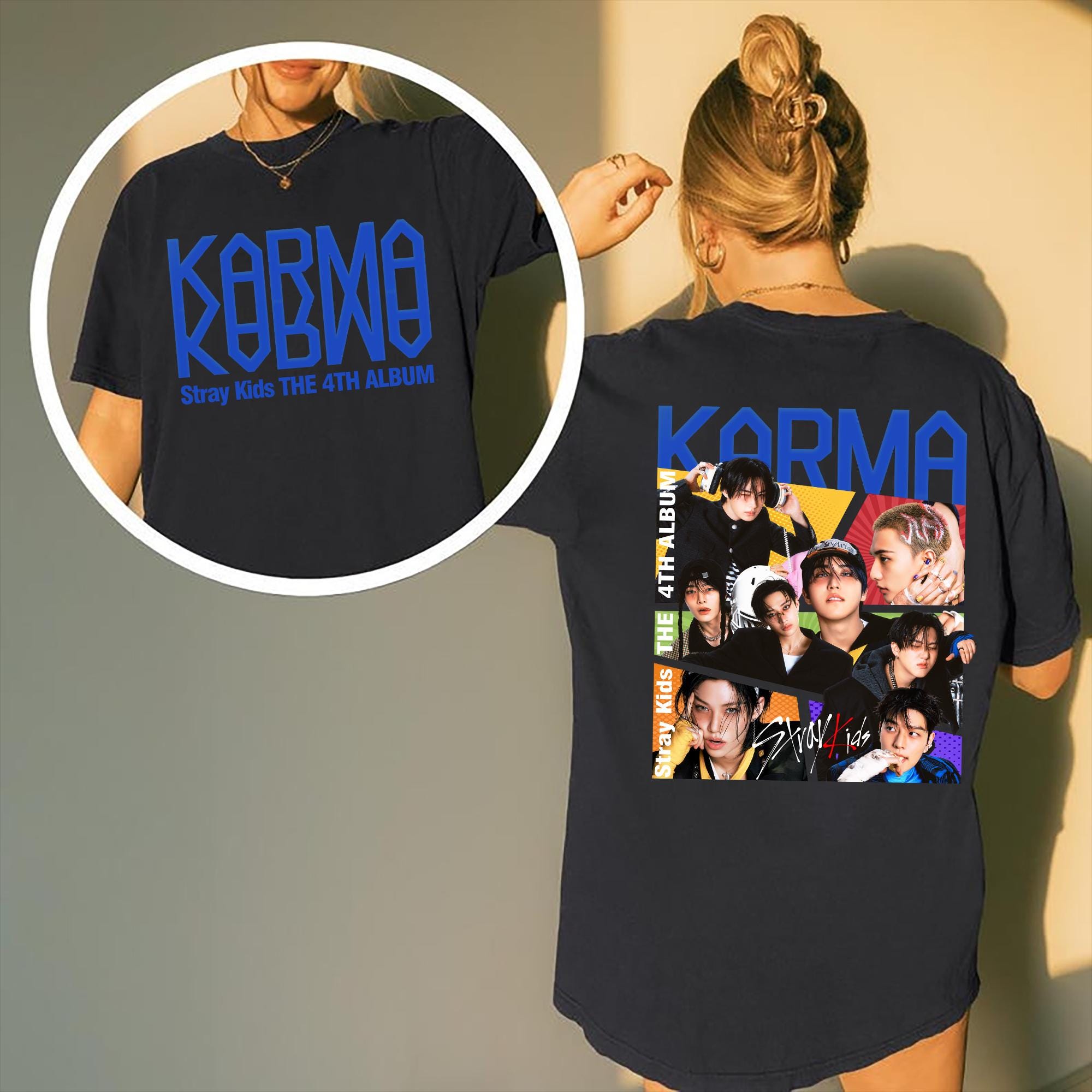 Stray Kids Karma Album T-shirt, Stray Kids Dominate Shirt, Stray