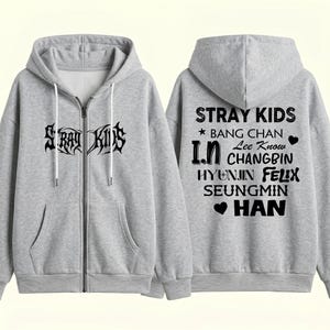 Bang Chan Zip Up - Etsy