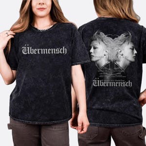 Gdragon Ubermensch World Tour Mineral Wash Shirt, Kpop GDragon Tour Shirt, GDragon Tour In US & EU T-Shirt, Gift Kpop G-Dragon Washed Shirt