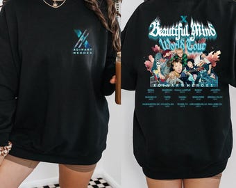 Xdinary World Tour 2025 Heroes Beautiful Mind Shirt, Kpop Xdinary Heroes Shirt, Xdinary Heroes Merch Xdinary Heroes Tour Hoodie Sweatshirt