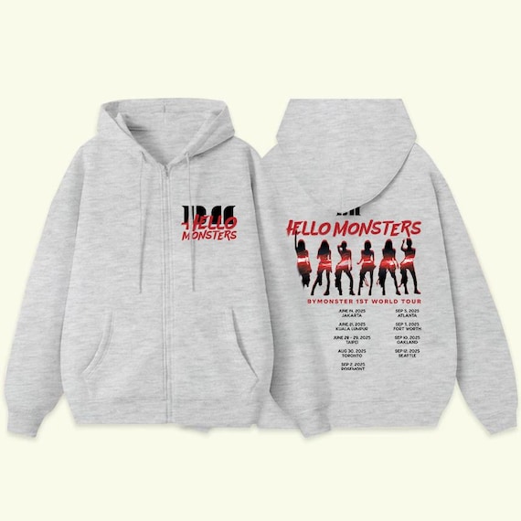 BABYMONSTER ワルツ HELLO ZIP-UP HOODIE L ① BABYMONSTER [1st World Tour: HELLO MONSTERS] Sweat Zip-Up
