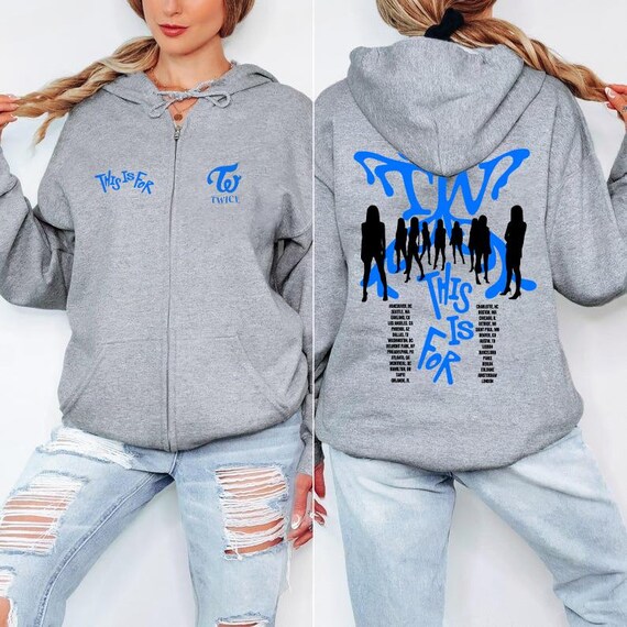 Twice This is for Concert Zip Up, Twice Zip Hoodie, Twice My