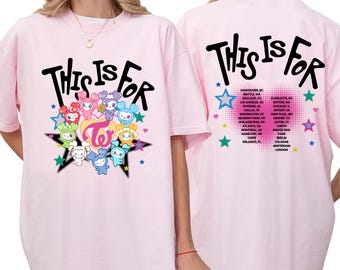 Twice Lovely World Tour Part 2 T-shirt, Twice This For Shirt, Twice Tour 2026 Merch, Cute Twice Hoodie Twice Kpop Shirt Sweater For Once