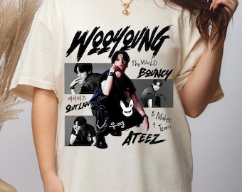 ATEEZ World Tour MD the Fellowship Break the Wall Tshirt ATZ the