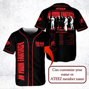 ATEEZ USTOUR限定 MD グッズ ベースボール ユニフォーム ソンファ 即日発送！ATEEZ US TOUR限定 MD ベースボール ジャージ