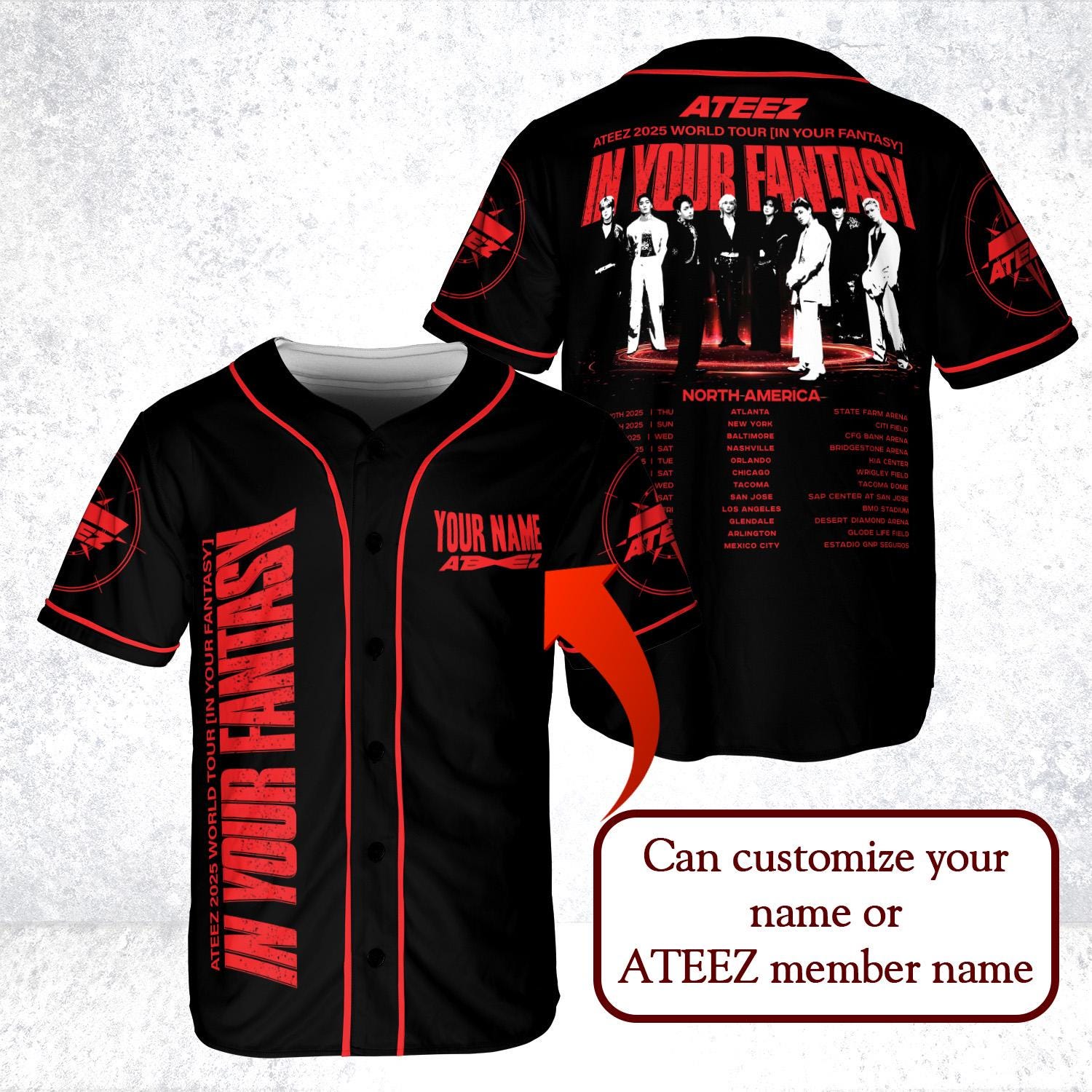 ATEEZ ソンファ baseball jersey ユニフォーム付属トレカ ATEEZ アチズ ソンファ ソウル ファンミ メンバーシップ