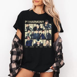 Vintage P1Harmony Grafik Shirt, P1Harmony Utop1A Tour Shirt, P1Harmony Shirt, P1H Keeho Theo Jiung Intak Soul Jongseob P1Harmony Duh! Alben