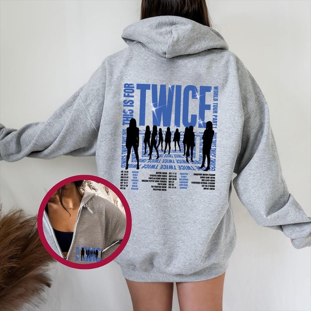 TWICE This Is For ジップパーカー、Twice Four ジップパーカー、TWICE TWICE This Is For ジップパーカー、Twice Four ジップパーカー、TWICE