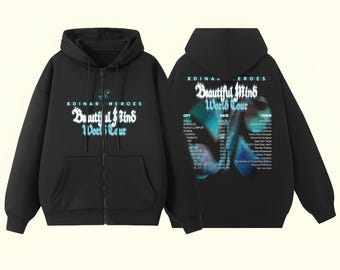 Xdinary World Tour 2025 Heroes Schöner Verstand Kapuzenpullover, Xdinary Heroes Zip Hoodie, Xdinary Heroes Merch, Xdinary Heroes Kpop Zip Hoodie