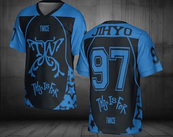 TWICE This Is For Football Jersey, Custom Twice Kpop  All-Over Print Football Jersey, Twice World Tour Merch